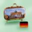 Picture of Limoges Brandenburg Gate Suitcase Box with German Flag