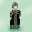 Picture of Russian Elegant Doll in Green Velvet , on Wooden Stand