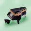 Picture of Limoges Black Grand Baby Piano Box with Bench