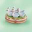 Picture of Limoges 7 Swans Swimming Box