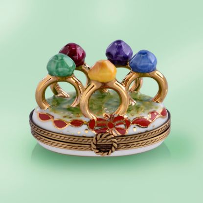Picture of Limoges 5 Golden Rings Box