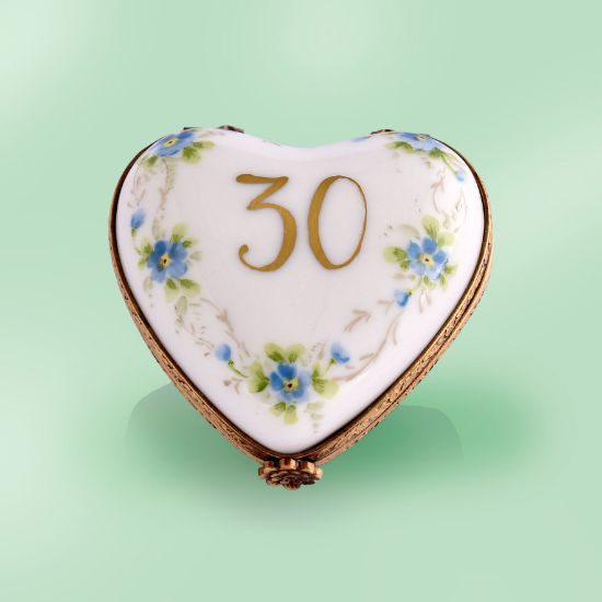 Picture of Limoges 30th Heart Birthday Box