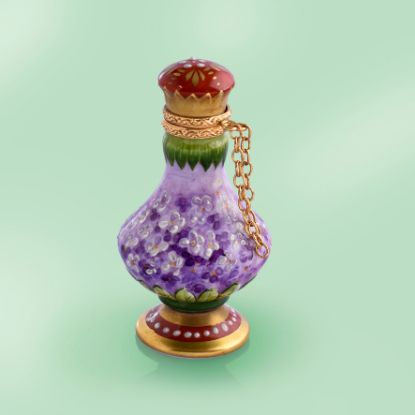 Picture of Limoges Perfume bottle with Violets