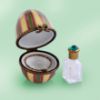 Picture of Limoges Yellow Purple Green Egg Box with Perfume Bottle 