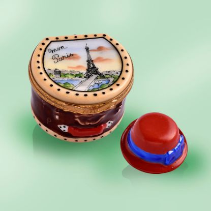 Picture of Limoges Paris Eiffel Tower  Hat Box 