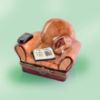 Picture of Limoges Brown TV Sofa Box
