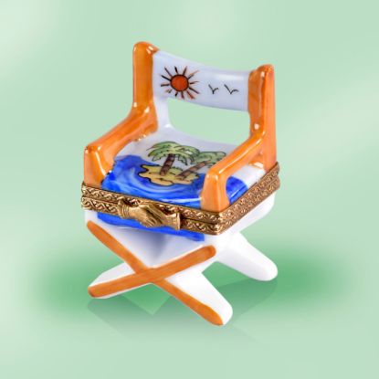 Picture of Limoges Beach Chair with Palm Tree Box