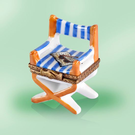 Picture of Limoges Chair with Newspaper and Sunglasses