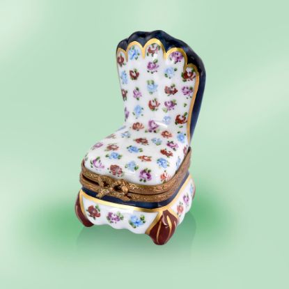 Picture of Limoges Chair with Roses Box