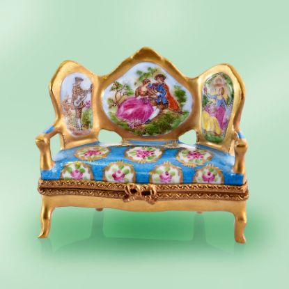 Picture of Limoges Louis XVI Sofa Box