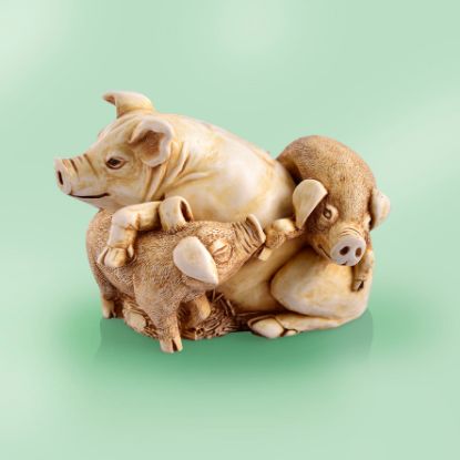 Picture of Pigs British Trinket Box