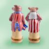 Picture of Mrs and Mr 4th of July Pig Boxes