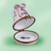 Picture of Limoges Silver Anniversary Bell with Doves Box