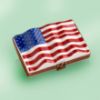Picture of Limoges USA Flag with Eagle Clasp 
