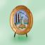Picture of Limoges New York Lady Liberty Oval 3D Painting Box on Easel