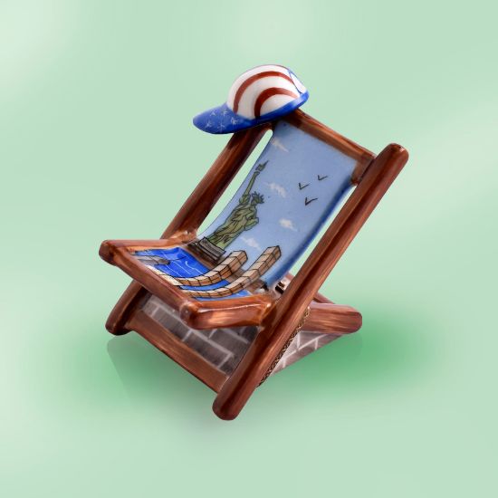 Picture of Limoges New York USA Beach Chair Box