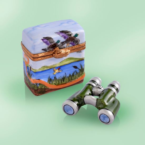 Picture of Limoges Bird Watching Binoculars Box