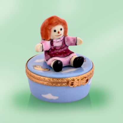 Picture of Limoges Raggedy Ann  Round Box