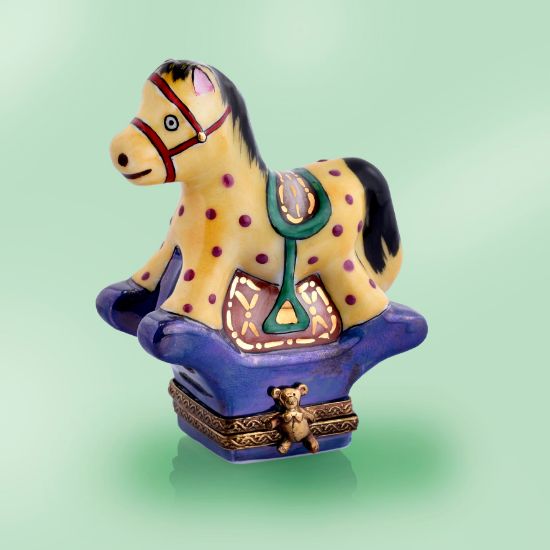 Picture of Limoges Baby Rocking Horse Box