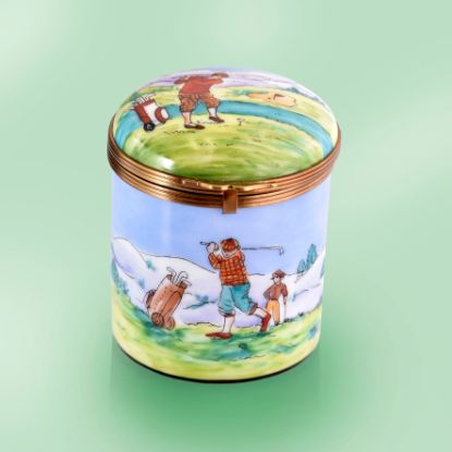 Picture of Limoges Golfer Stampbox