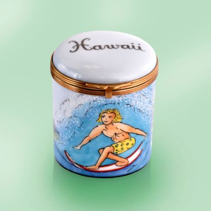 Picture of Limoges Hawaii Surfer Stampbox