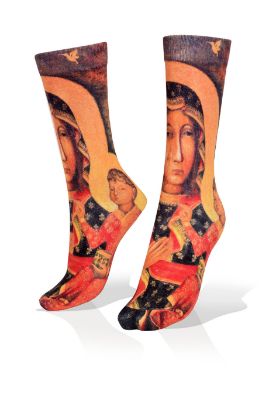 Picture of Madonna and Child Icon Socks