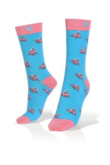 Picture of Flying Angel Pigs Socks