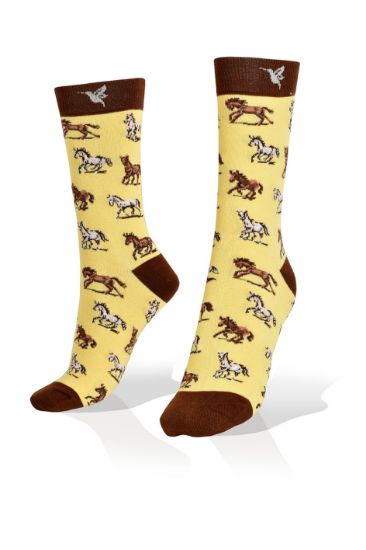 Picture of Horses on Yellow