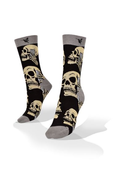 Picture of Skull on the Phone Exclusive design Socks 