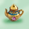 Picture of Limoges Gold Teapot with a Rose Box