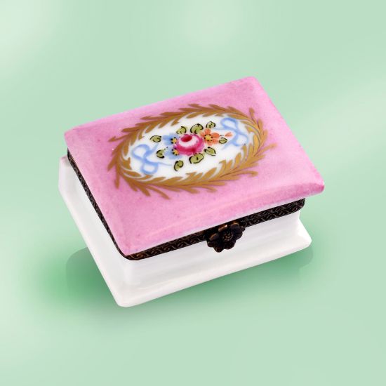 Picture of Limoges Book with a Rose Box