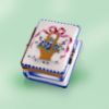 Picture of Limoges Basket with Blue Flowers Book Box