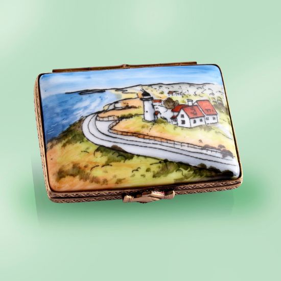 Picture of Limoges Cape Cod Cliff Postcard box