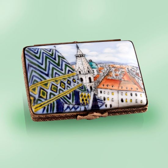 Picture of Limoges Vienna Postcard Box