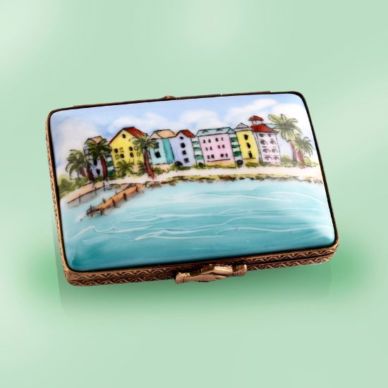 Picture of Limoges Nassau  Postcard Box