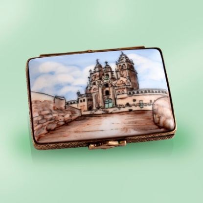 Picture of Limoges Santiago de Compostela Postcard Box