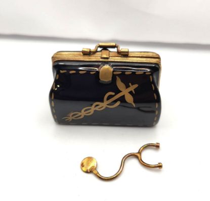 Picture of Limoges Traditional Doctor s Bag Box with stethoscope