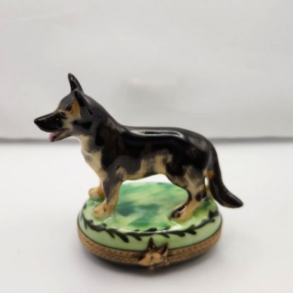 Picture of Limoges German Shepherd Dog Box 