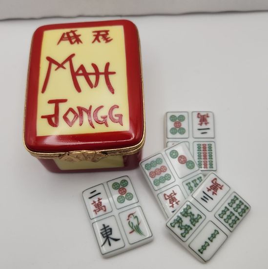 Picture of Limoges Mah Jongg Game Box with Cards