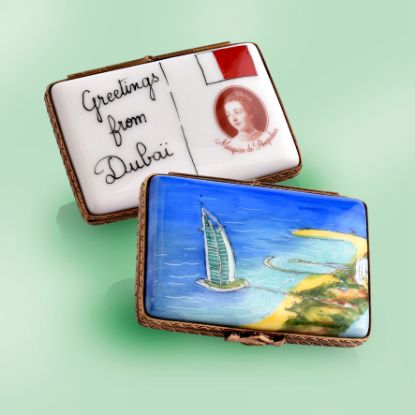 Picture of Limoges Dubai Postcard Box, Each.