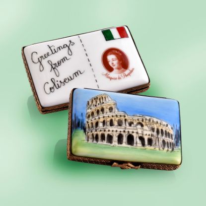Picture of Limoges Coliseum Postcard Box, Each.