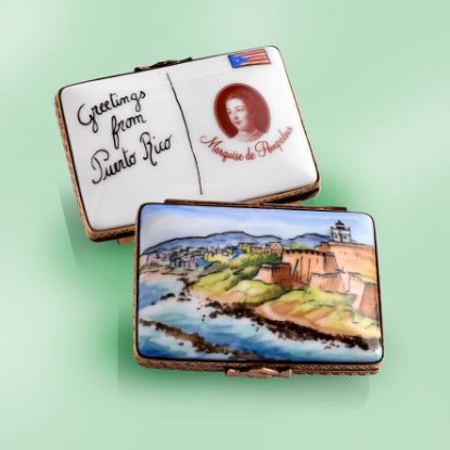 Picture of Limoges Puerto Rico Postcard Box, Each