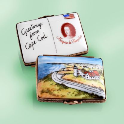 Picture of Limoges Cape Cod Cliff Postcard box, Each