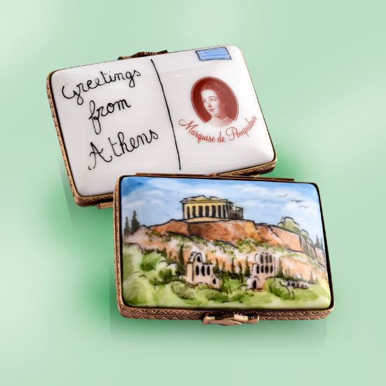 Picture of Limoges Athens Postcard Box, Each.