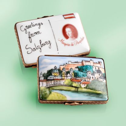 Picture of Limoges Salzburg Postcard Box, Each.
