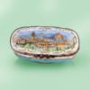 Picture of Limoges Florence Artistic Box Painting with Gold Leaf Details   