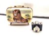 Picture of Limoges Lion Safari Suitcase Box with Camera