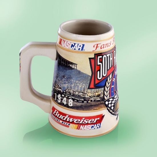 Picture of Budweiser NASCAR 50TH Anniversary Beer Stein
