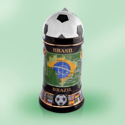 Picture of Brazil World Soccer Cup Beer Stein