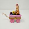 Picture of Limoges Easter Rabbit on Pink Cart Box